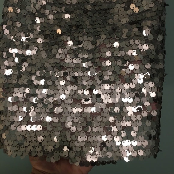 Hollister silvery sequinned crop top - Picture 2 of 4